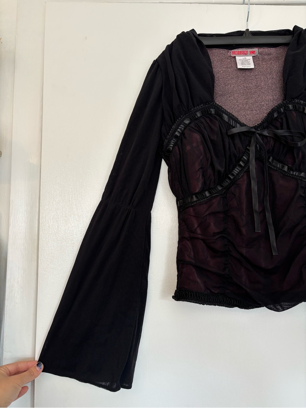 Parasuco Gothic Bell Sleeve Top - Picture 5 of 13